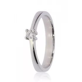 Fehér arany gyémánt köves gyűrű 89138