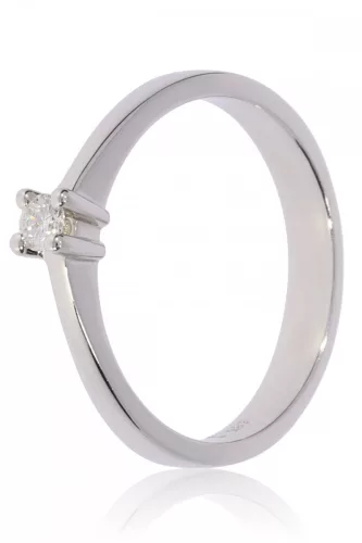 Fehér arany gyémánt köves gyűrű 89138