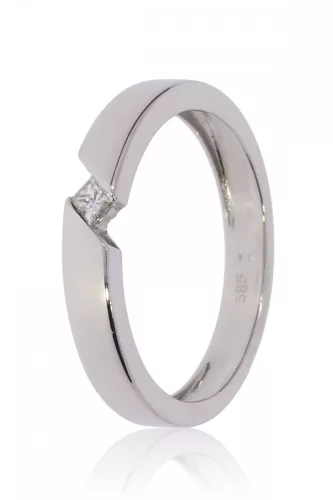 Fehér arany gyémánt köves gyűrű 89139