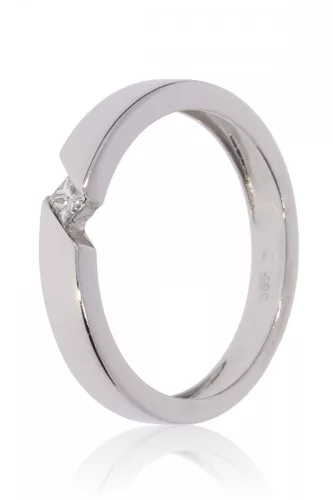 Fehér arany gyémánt köves gyűrű 89139