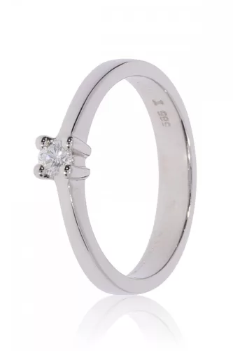 Fehér arany gyémánt köves gyűrű 89144