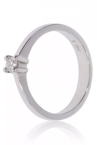 Fehér arany gyémánt köves gyűrű 89144