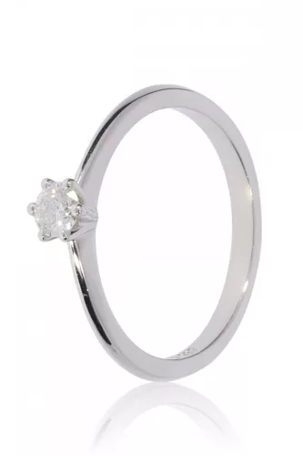 Fehér arany gyémánt köves gyűrű 89160