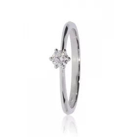 Fehér arany gyémánt köves gyűrű 89161