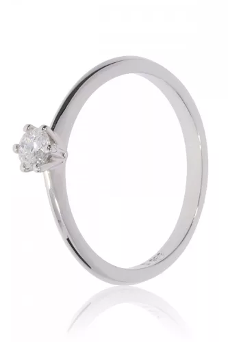 Fehér arany gyémánt köves gyűrű 89161