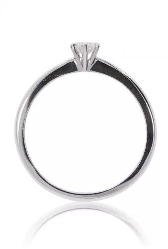 Fehér arany gyémánt köves gyűrű 89161