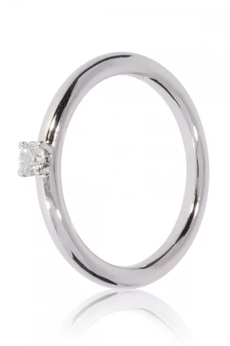 Fehér arany gyémánt köves gyűrű 89162