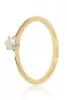 Sárga arany gyémánt köves gyűrű 89167