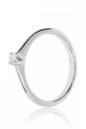 Fehér arany gyémánt köves gyűrű 89176