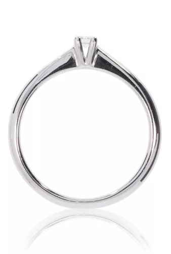 Fehér arany gyémánt köves gyűrű 89176