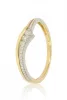 Sárga-Fehér arany gyémánt köves gyűrű 89181