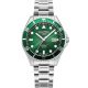 Roamer Pro Scuba Diver 200 969845 41 75 20 férfi búváróra – acél tok, zöld számlap