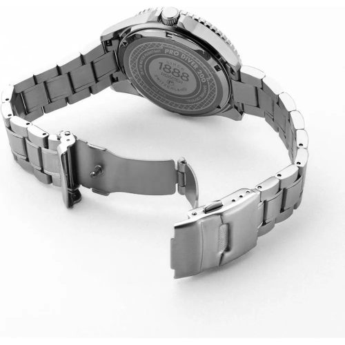 Roamer Pro Scuba Diver 200 969845 41 45 20 férfi karóra acél karkötővel kék számlap