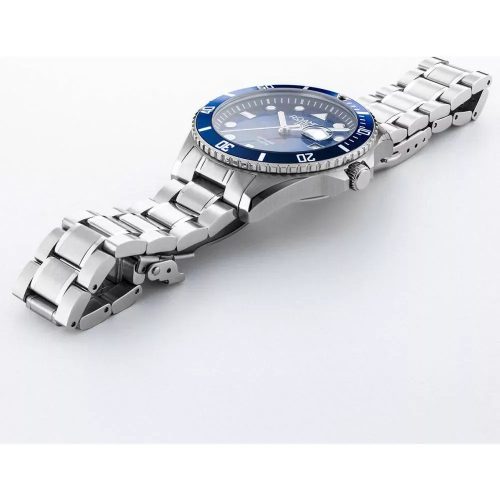 Roamer Pro Scuba Diver 200 969845 41 45 20 férfi karóra acél karkötővel kék számlap