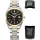 Roamer Elite 970983 47 85 20 férfi karóra acél + bőr szíjjal