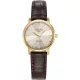 Roamer Classico 971857 48 55 05 női karóra arany tok, barna bőr