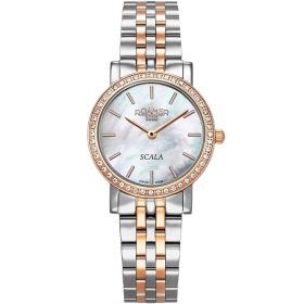 Roamer Scala női karóra – bicolor nemesacél tok, gyöngyház számlap (976830492050)