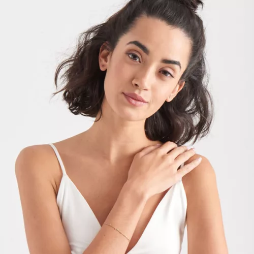 Ania Haie aranyozott Női ezüst Karkötő - B005-02G