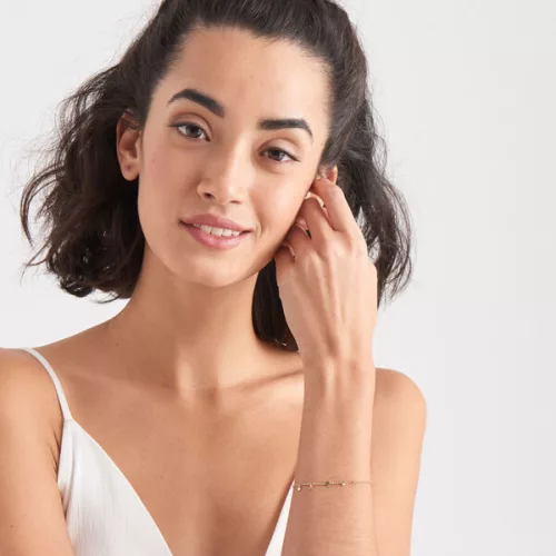 Ania Haie aranyozott Női ezüst Karkötő - B005-03G