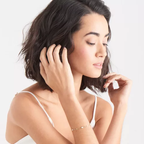 Ania Haie aranyozott Női ezüst Karkötő - B014-02G