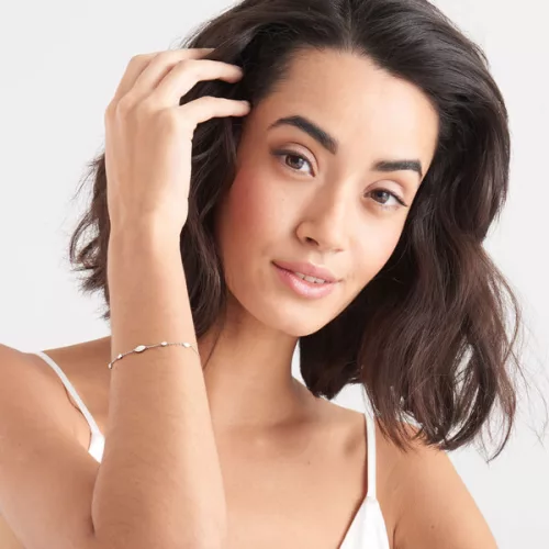 Ania Haie ezüst opál köves Női Karkötő - B014-02H