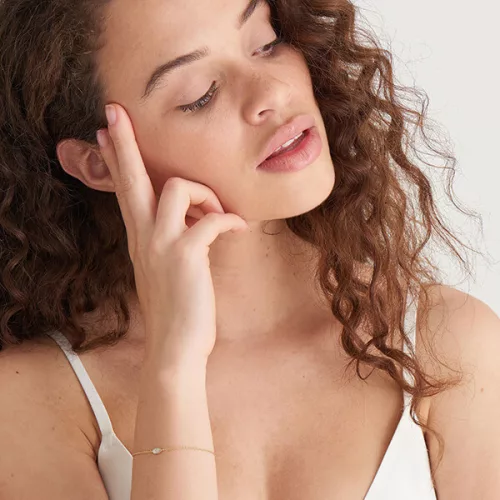 Ania Haie aranyozott Női ezüst Karkötő - B030-01G