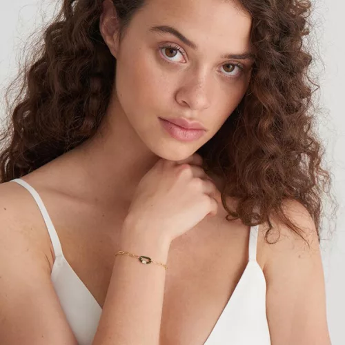 Ania Haie aranyozott Női ezüst Karkötő - B031-01G-G