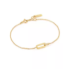 Ania Haie aranyozott Női ezüst Karkötő - B037-01G