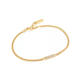 Ania Haie aranyozott Női ezüst Karkötő - B037-02G