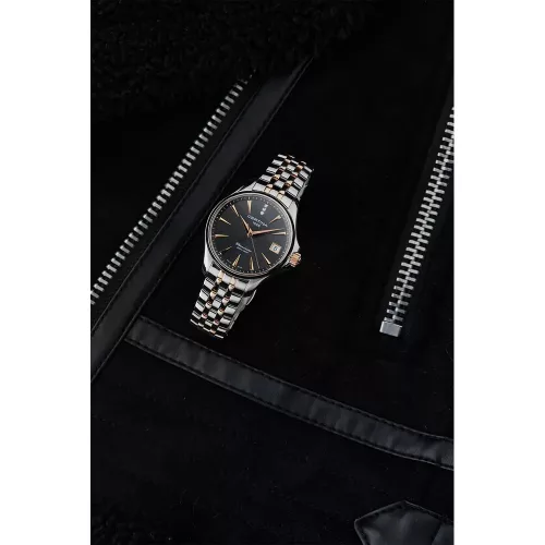 Certina női karóra gyémánt indexekkel acél arany kivitelben