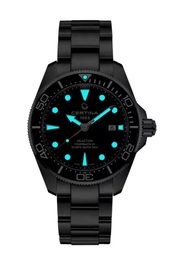 Certina DS Action Diver C032.607.11.051.00 férfi karóra – 43 mm, fekete számlap