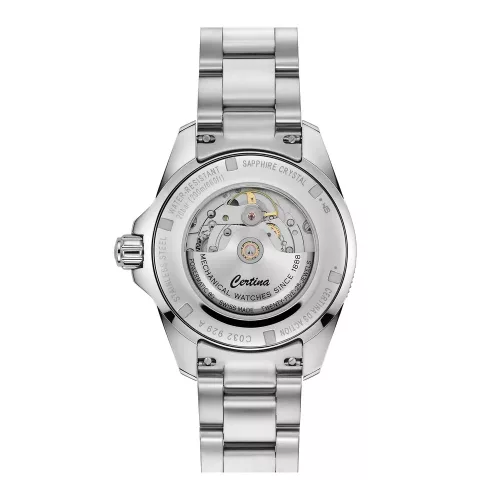 Certina férfi karóra automata GMT fekete számlap 200m