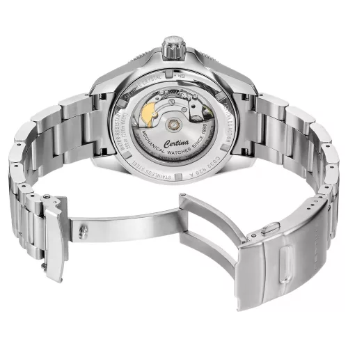 Certina férfi karóra automata GMT fekete számlap 200m