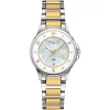 certina ds-6 lady gyongyhaz szamlap gyemant indexek acel tok karkoto