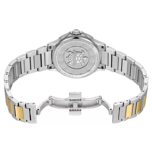 certina ds-6 lady gyongyhaz szamlap gyemant indexek acel tok karkoto