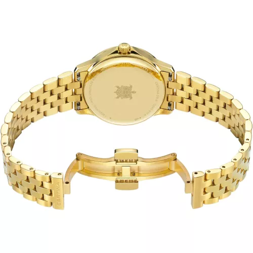 Certina DS-8 Lady női karóra arany tok rózsaszín számlap 31 mm