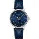Certina DS-8 Gent kék számlapos elegáns férfi karóra bőr szíjjal
