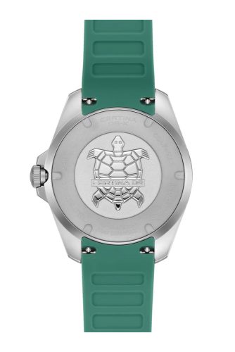 Certina DS-X GMT férfi karóra szürke számlap zöld gumi szíj