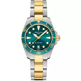 Certina DS Action zöld számlapos elegáns női karóra