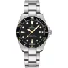 Certina DS Action Diver férfi karóra fekete számlap acél szíj 40.5 mm