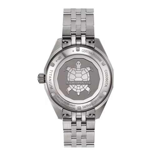 Certina DS Super PH2000M automata férfi búváróra titán tokban sárga számlappa