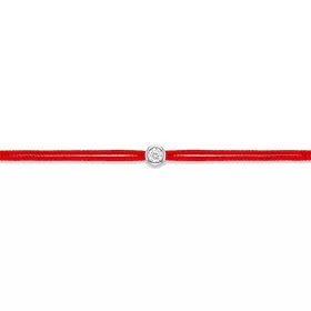 lovelab piros szovet gyemant karkoto 925 ezust minimal stilus