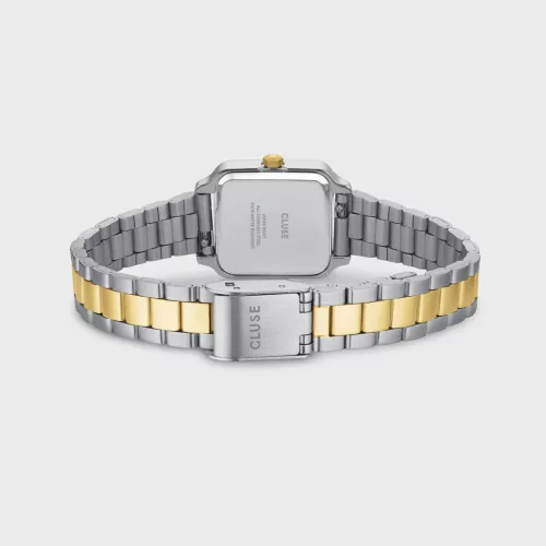 CLUSE Gracieuse Mini női karóra arany-ezüst acélszíjjal 21 mm hátlap és szíj