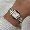 CLUSE Gracieuse Mini női karóra arany-ezüst acélszíjjal 21 mm kézen