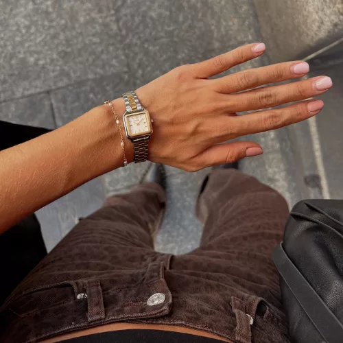 CLUSE Gracieuse Mini női karóra arany-ezüst acélszíjjal 21 mm modellen