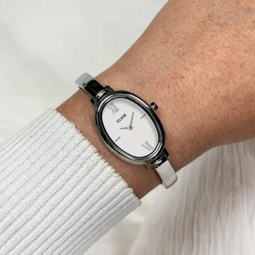 CLUSE L'Ovale női karóra fehér számlappal CW16102 kézen