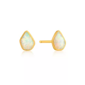   Ania Haie aranyozott opál köves Női ezüst Fülbevaló - E014-03G