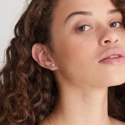 Ania Haie aranyozott Női ezüst Fülbevaló - E028-01G-B