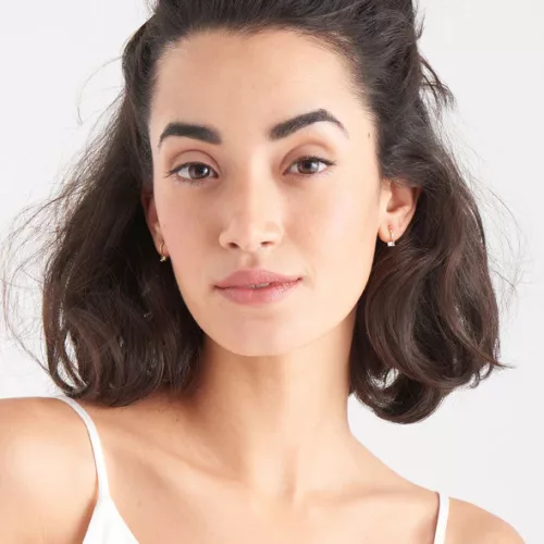 Ania Haie aranyozott Női ezüst Fülbevaló - E099-01G