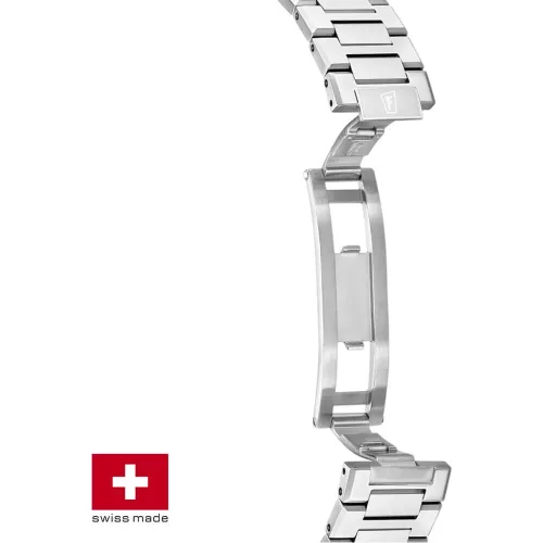 Festina Swiss női karóra – acél tok, ezüst számlap, dátum